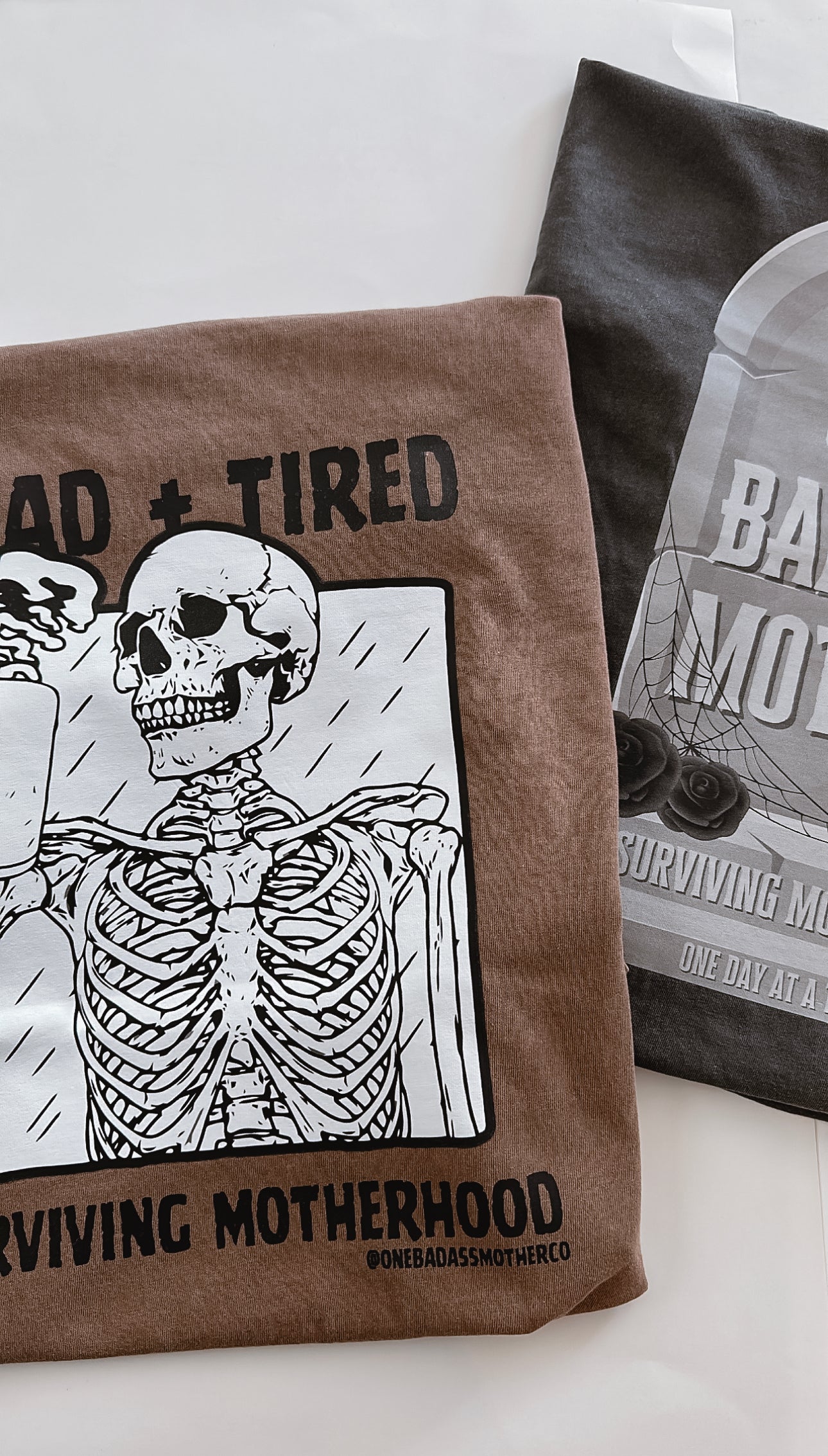 Dead + Tired Vintage Brown Tee