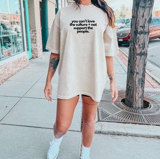 SUPPORT THE PEOPLE tee