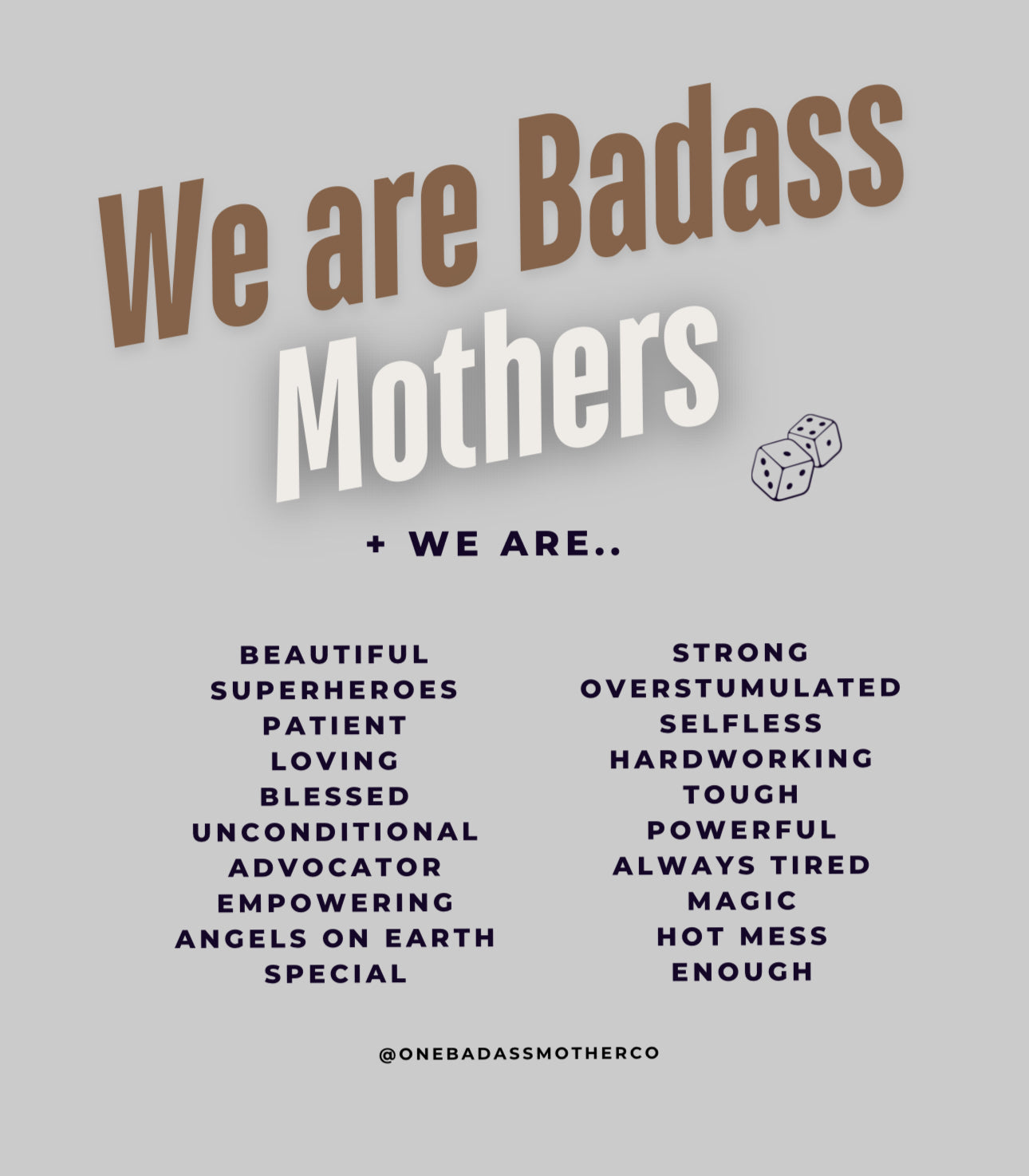 One Badass Mother Crewneck Sweater