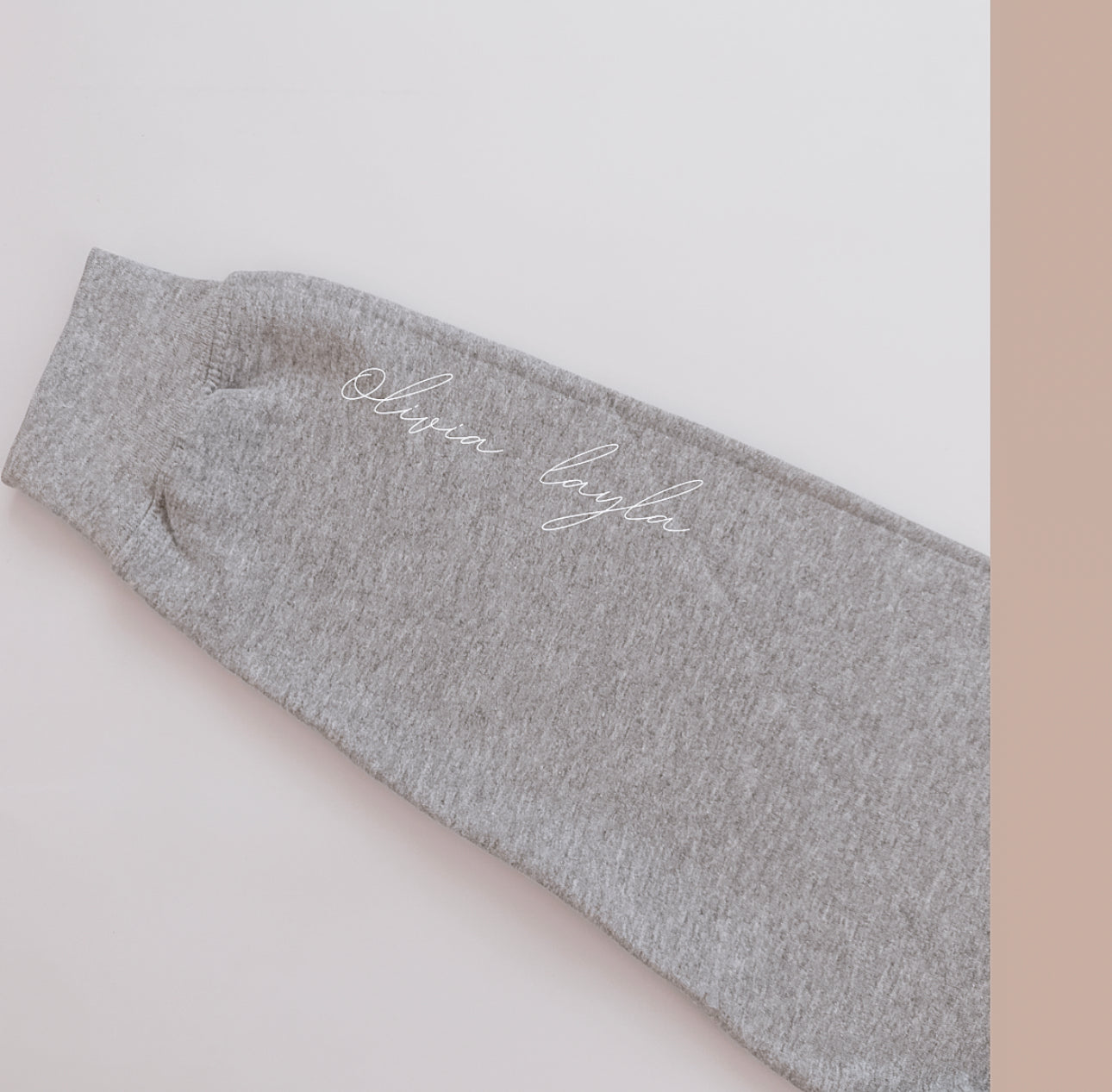 Name Personalization on Sleeve