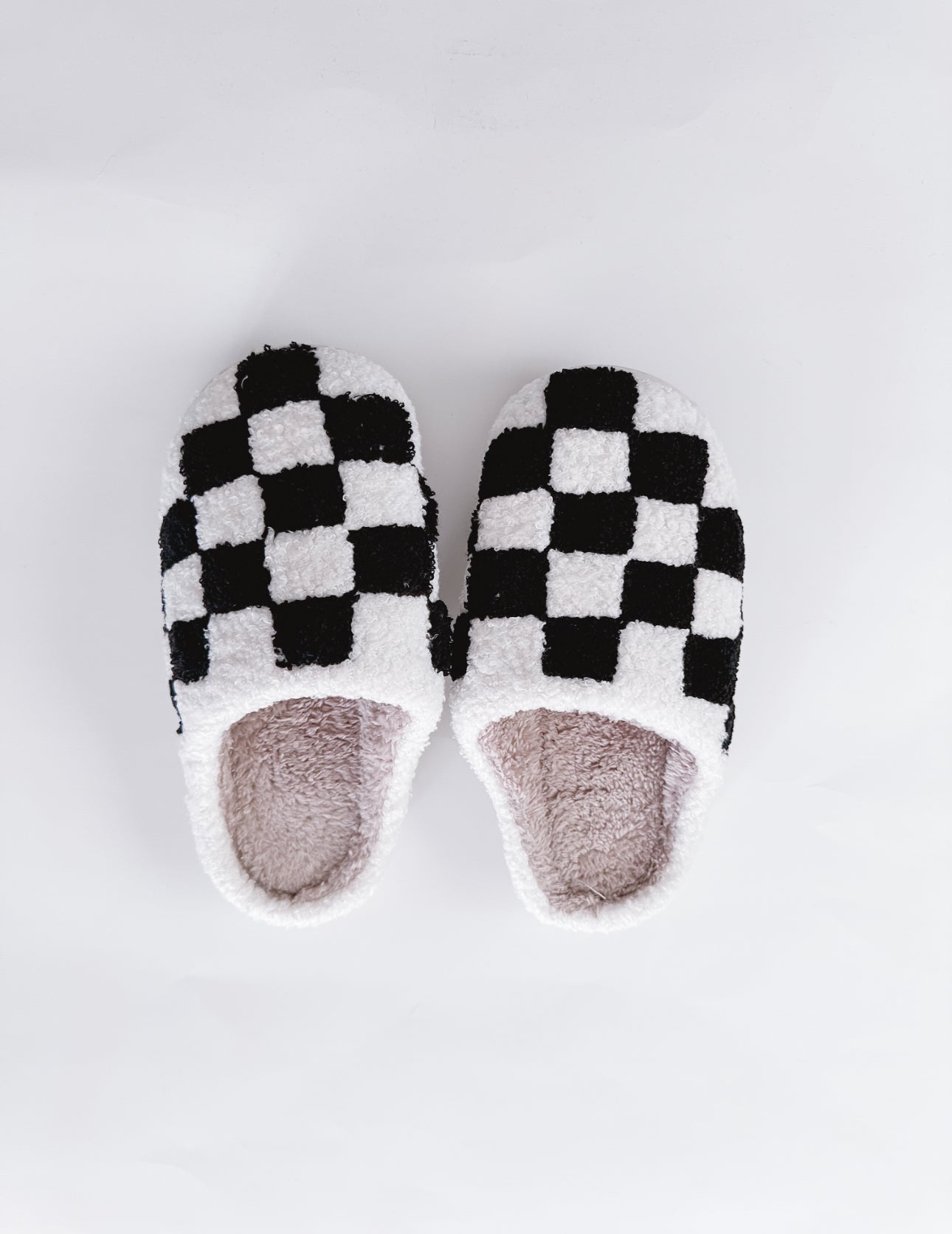 Checkered Slippers