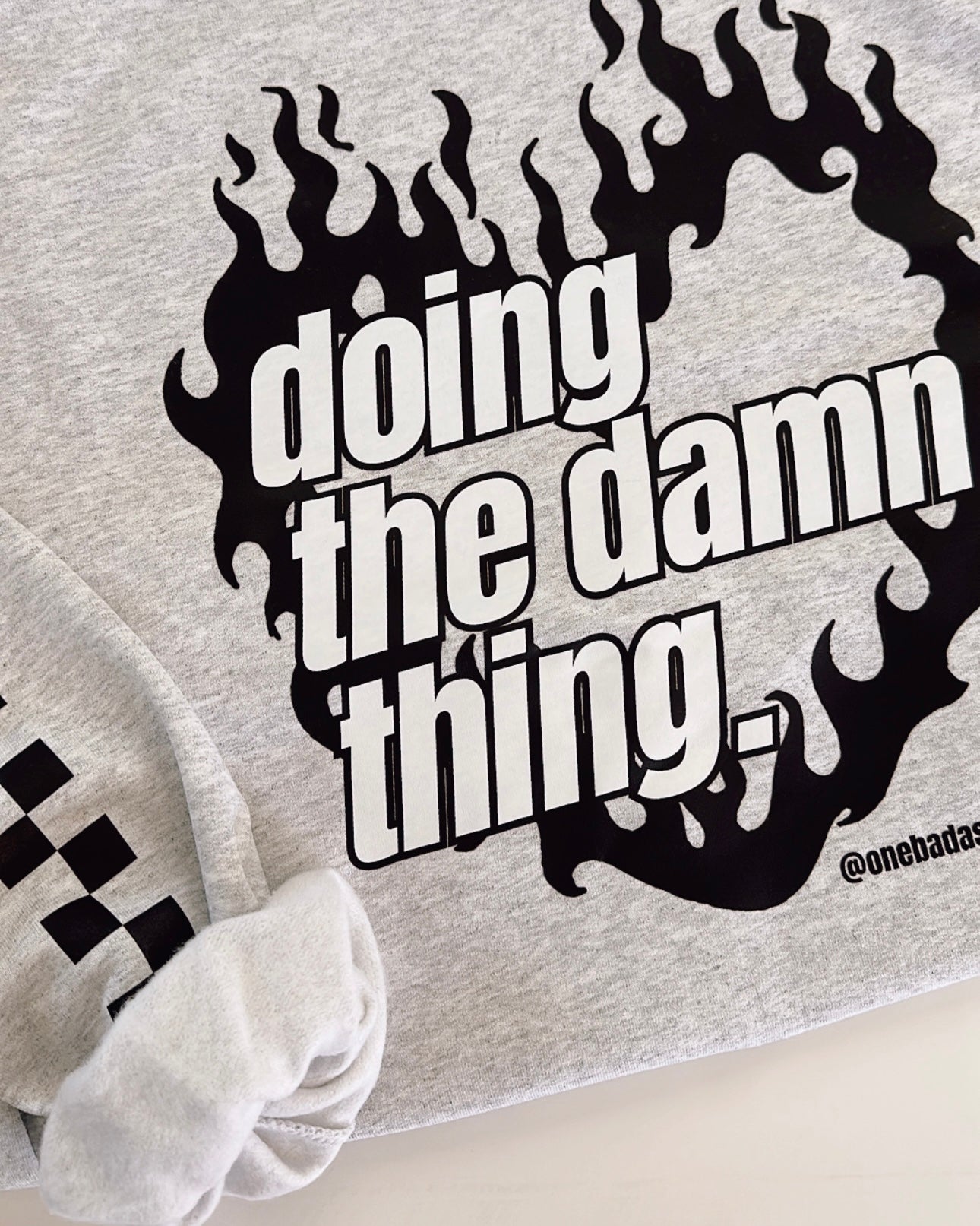 Doing The Damn Thing Crewneck Sweater