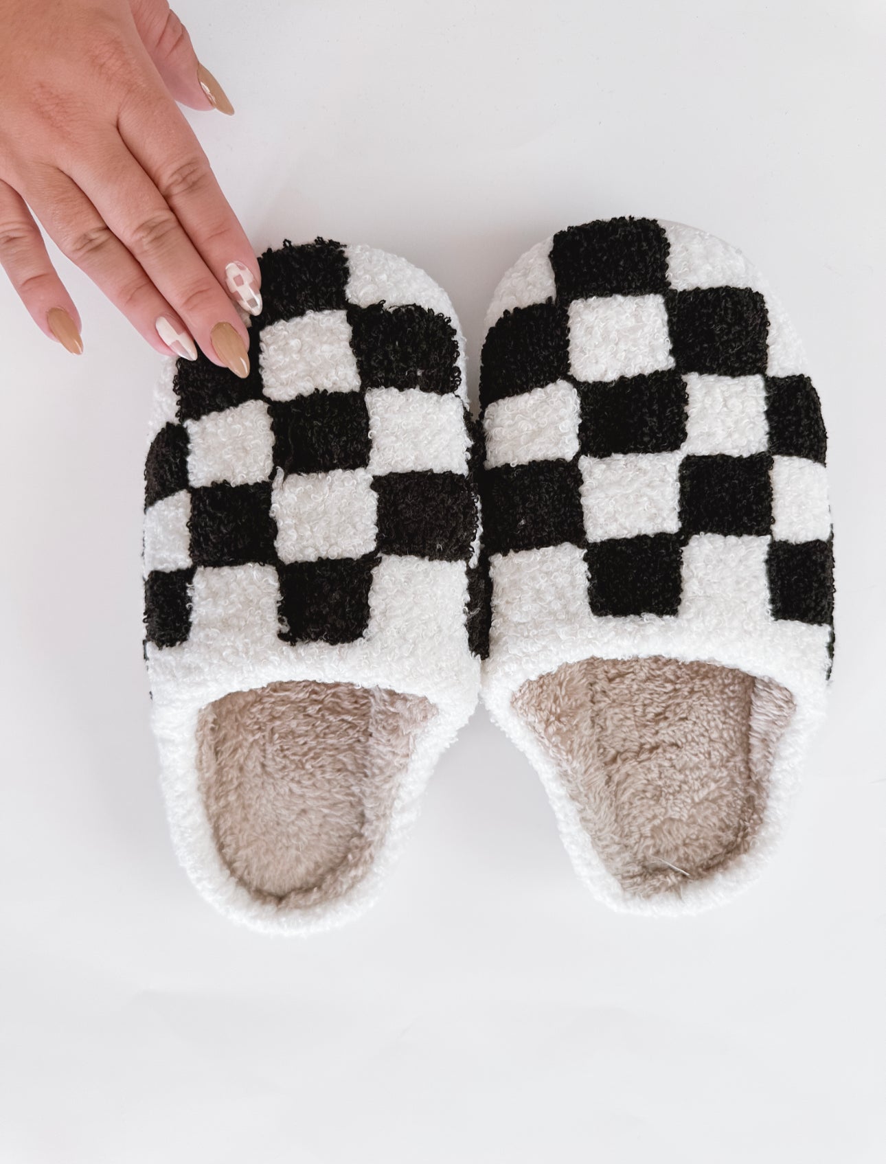 Checkered Slippers