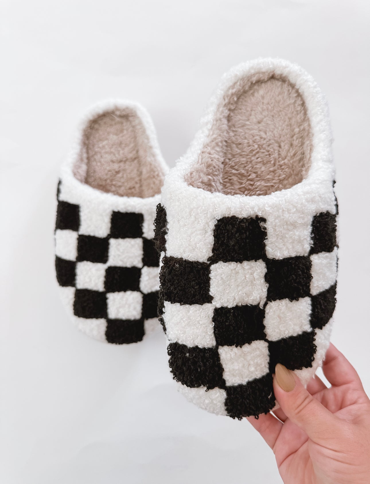 Checkered Slippers