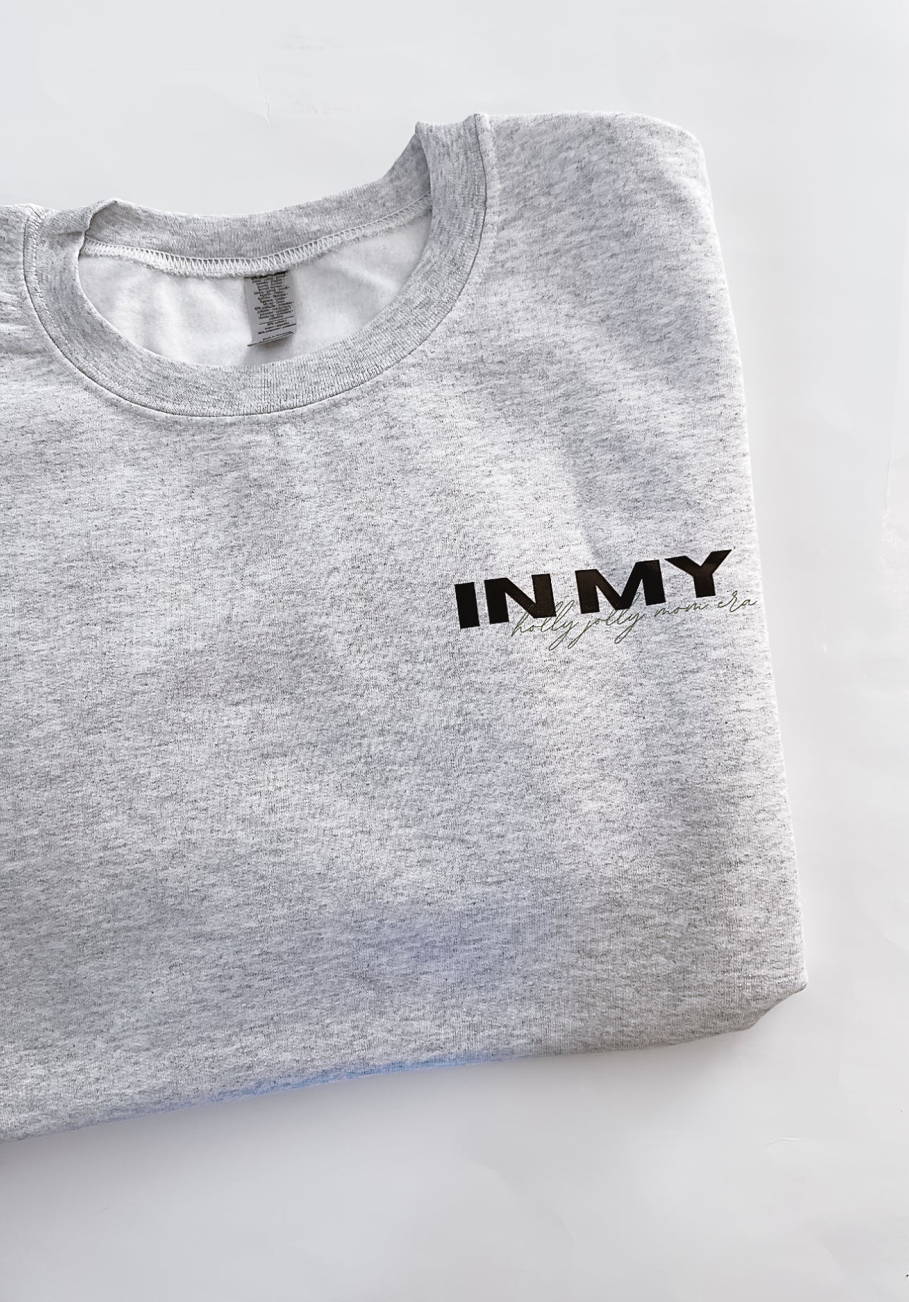 Pre-Order In My Holly Jolly Mom Era Crewneck Sweater