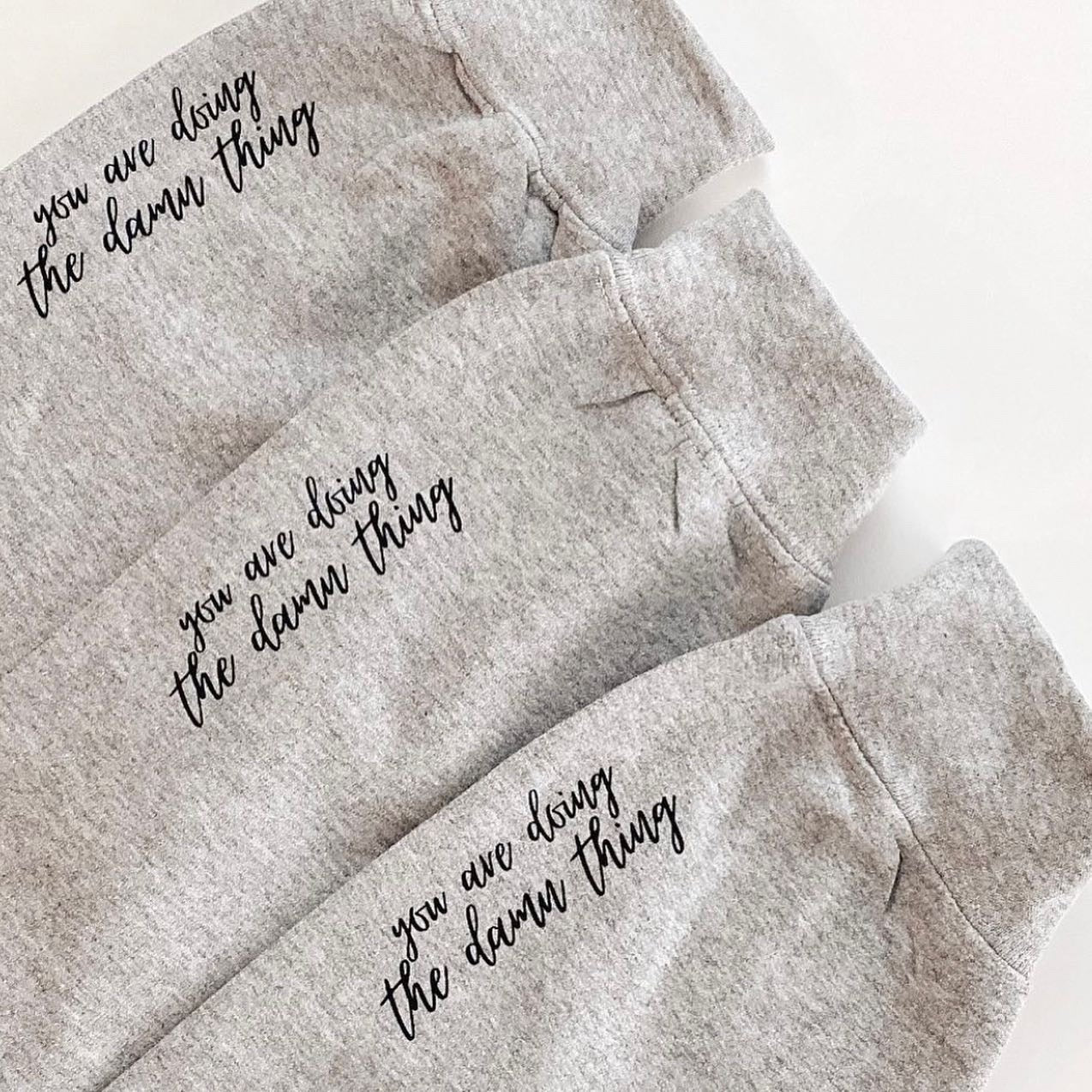 Doing Mom Shit 2.0 Varsity Crewneck Sweater