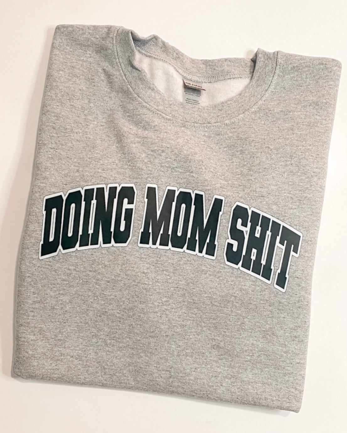 Doing Mom Shit 2.0 Varsity Crewneck Sweater