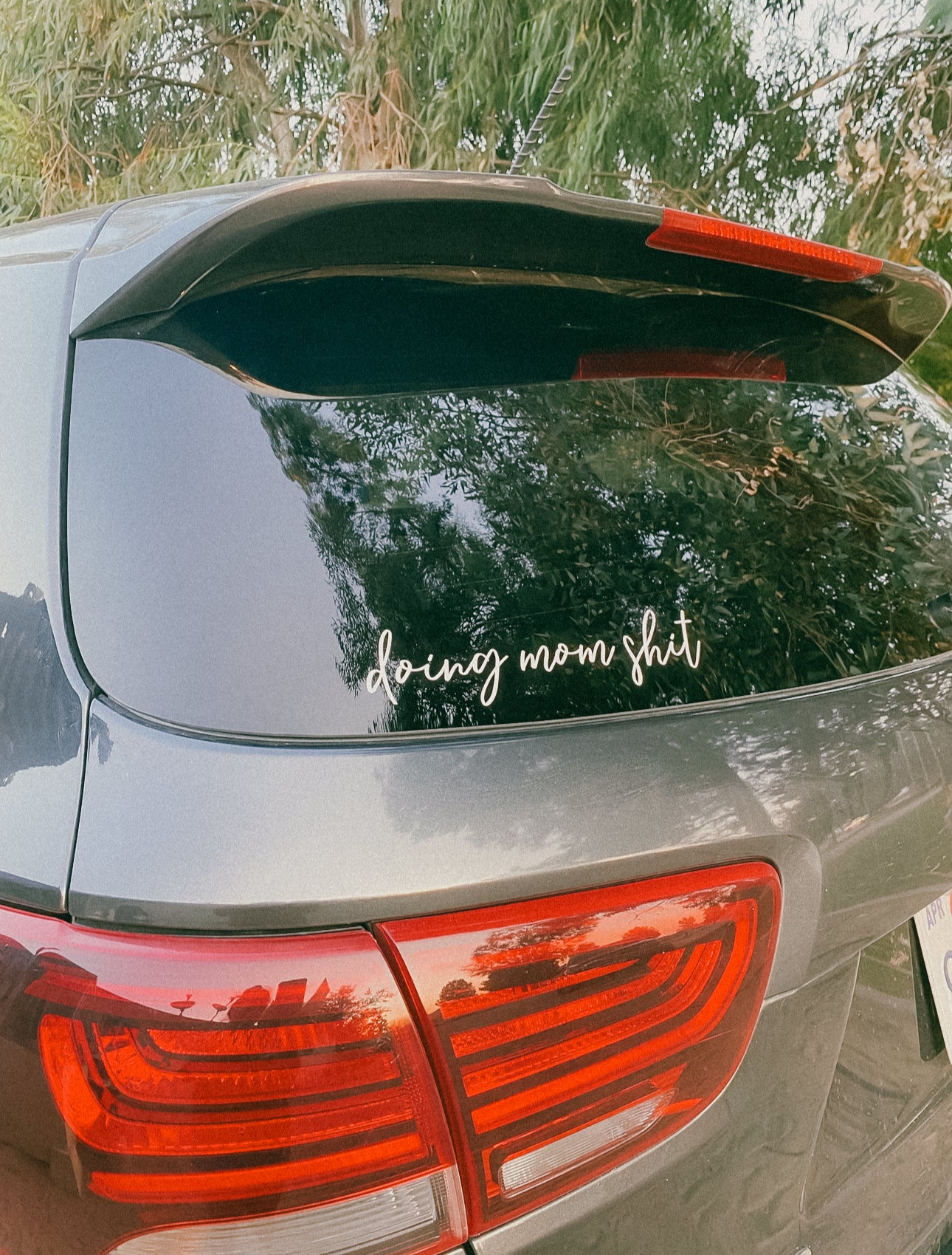 Doing Mom Shit Car Decal