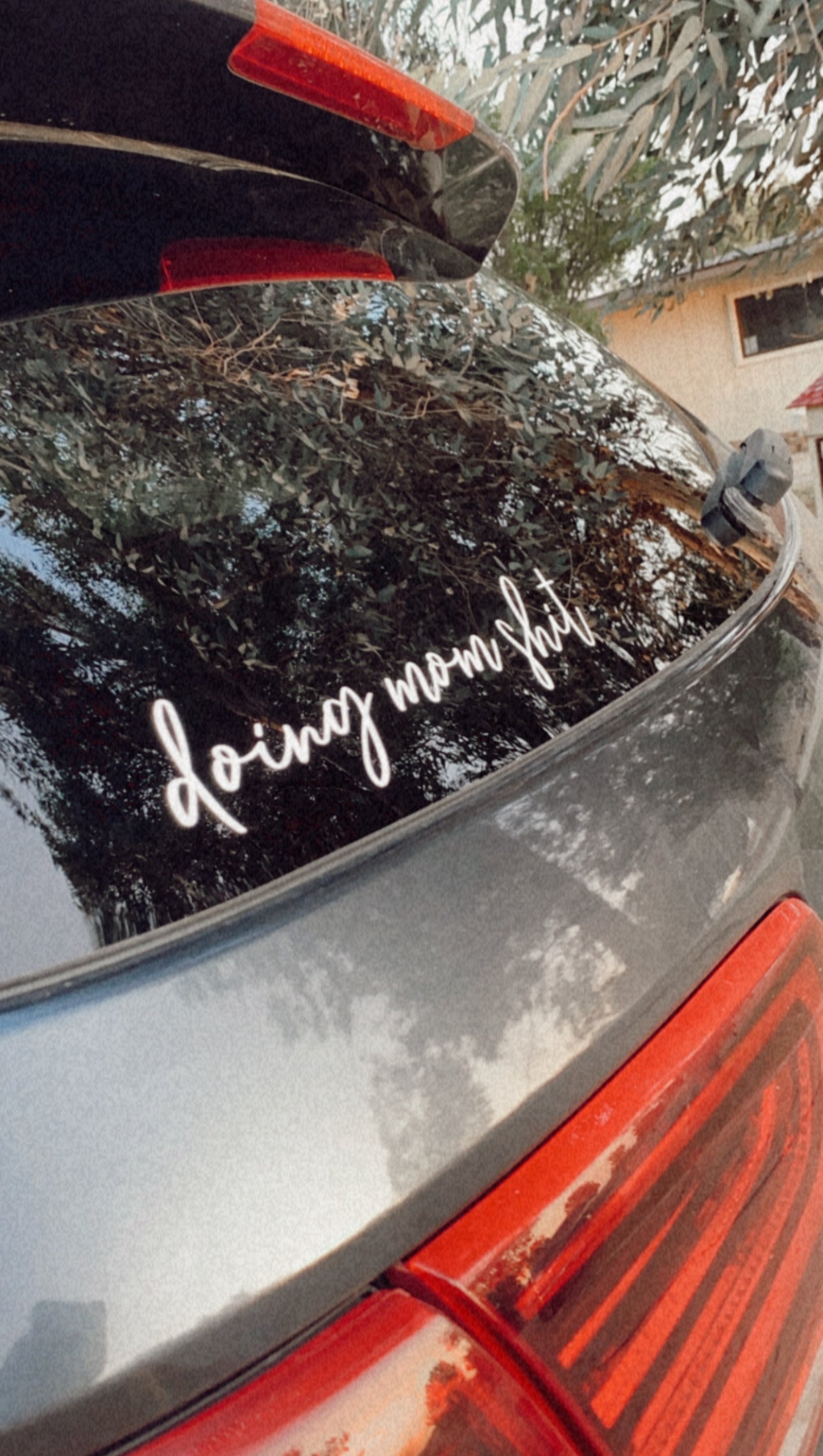 Doing Mom Shit Car Decal