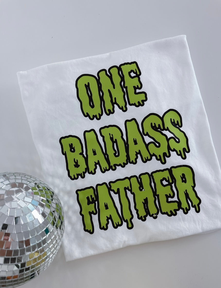 Pre-Order One Badass Father Drip Crewneck