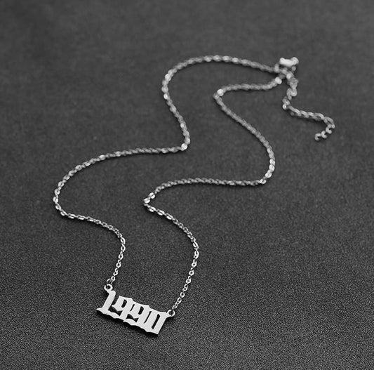90s Silver Necklace