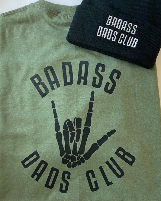 Badass Dads Club Green T-shirt
